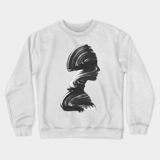 Black Beauty Crewneck Sweatshirt by CoreDJ Sherman